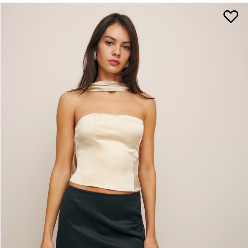 NWT reformation silk top